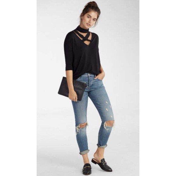 Elegant Black Women's Top - Picture 1 of 10